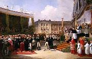 Jean de Beaumetz Inauguration du monument a la memoire de Louis XVI Germany oil painting artist
